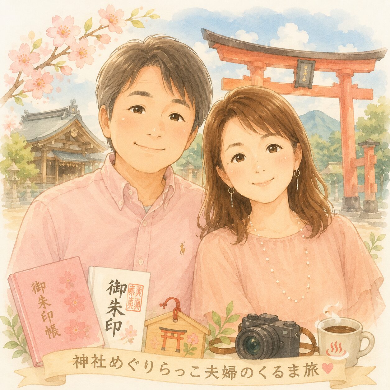 神社めぐりらっこ夫婦のくるま旅